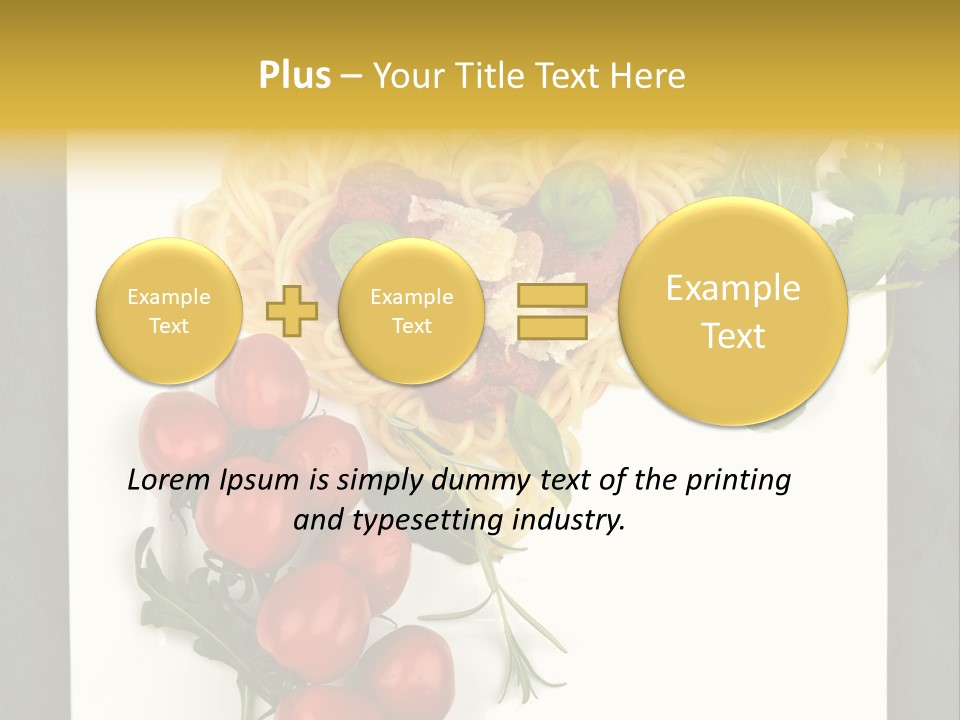 Italiener Tomaten Gastronomie PowerPoint Template