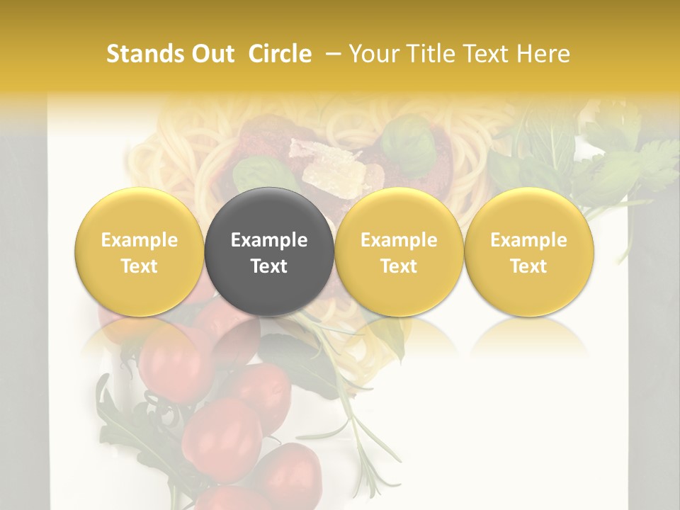 Italiener Tomaten Gastronomie PowerPoint Template