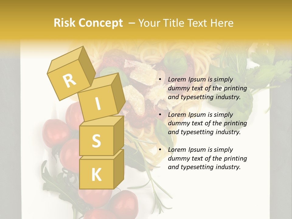 Italiener Tomaten Gastronomie PowerPoint Template