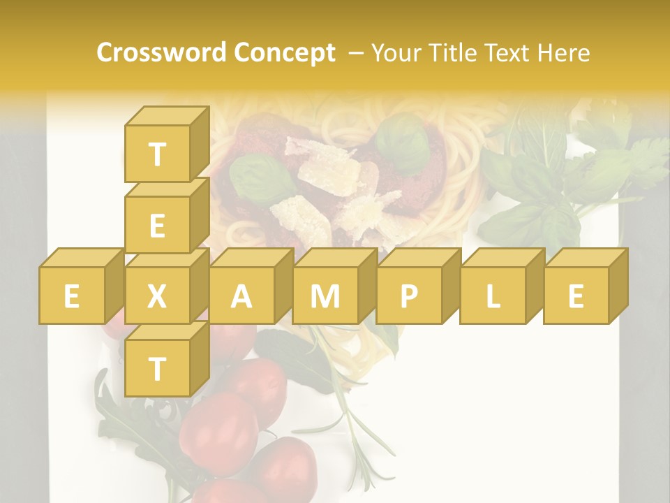 Italiener Tomaten Gastronomie PowerPoint Template