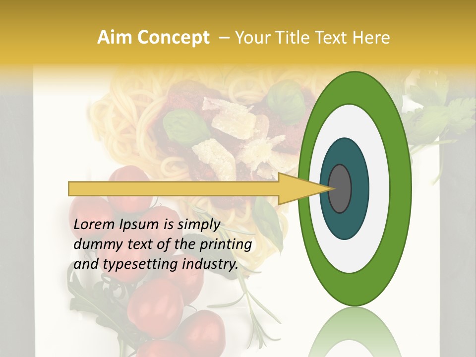 Italiener Tomaten Gastronomie PowerPoint Template