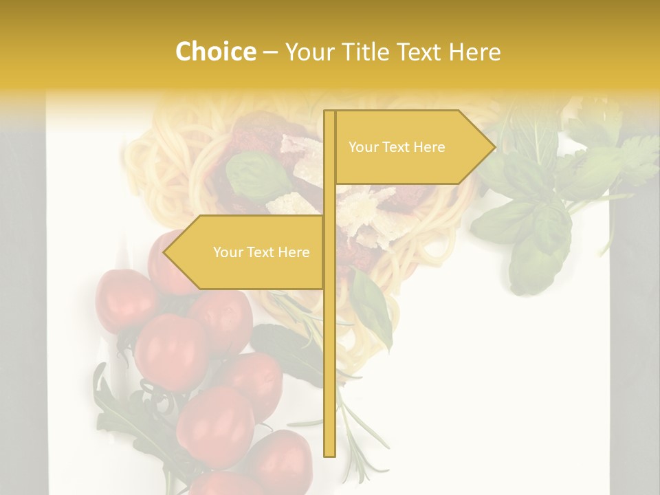 Italiener Tomaten Gastronomie PowerPoint Template