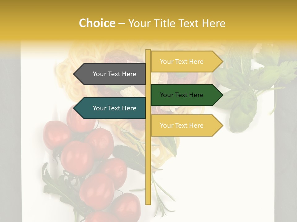 Italiener Tomaten Gastronomie PowerPoint Template