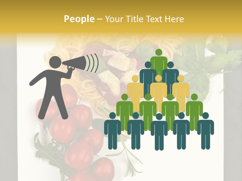 Italiener Tomaten Gastronomie PowerPoint Template