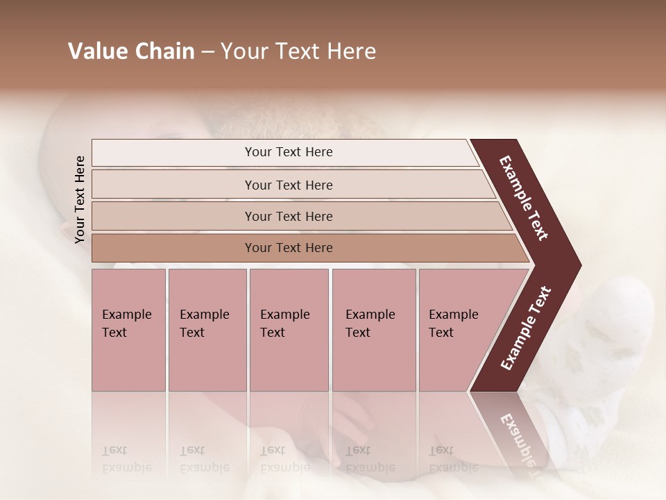 Happy White Teddy PowerPoint Template