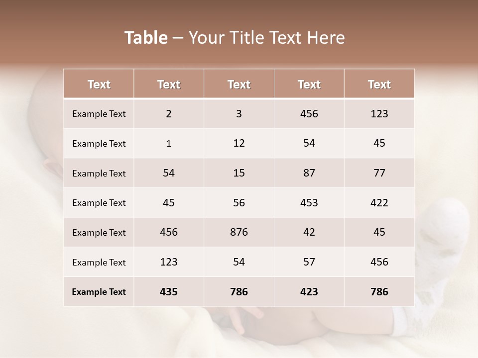 Happy White Teddy PowerPoint Template