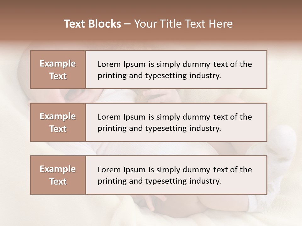 Happy White Teddy PowerPoint Template