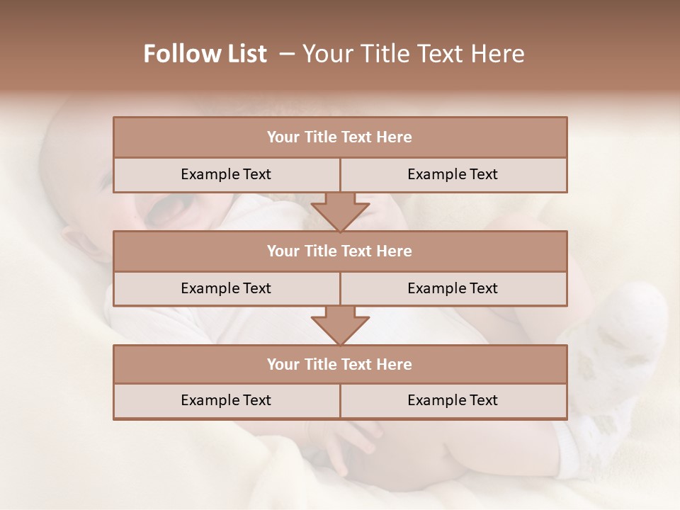 Happy White Teddy PowerPoint Template