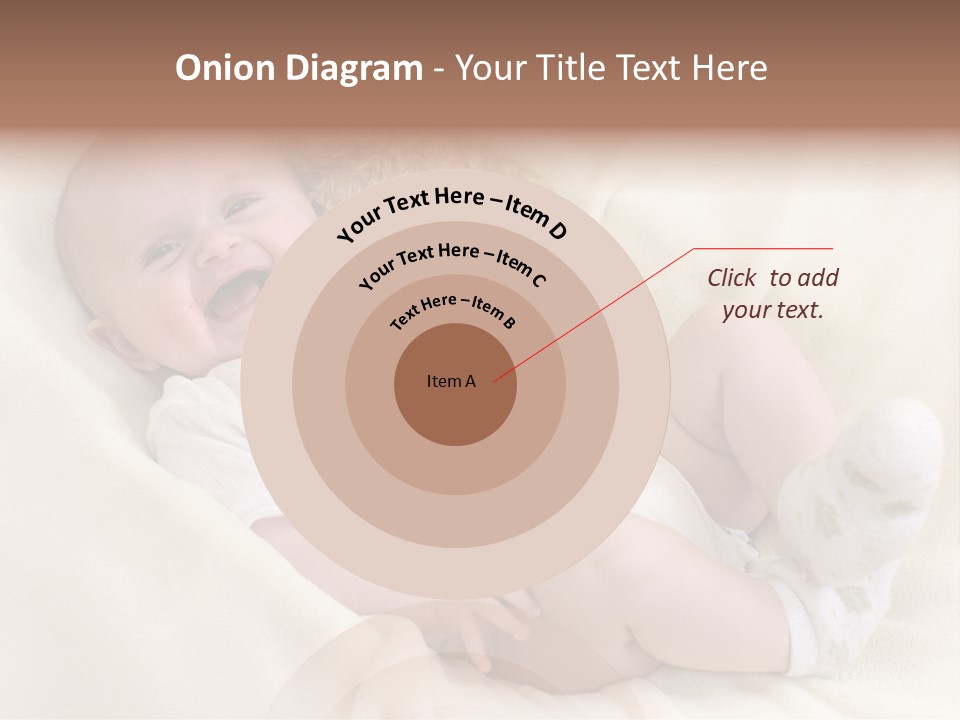 Happy White Teddy PowerPoint Template