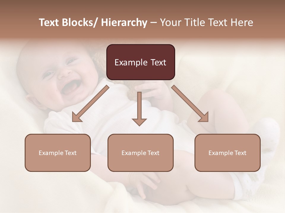 Happy White Teddy PowerPoint Template