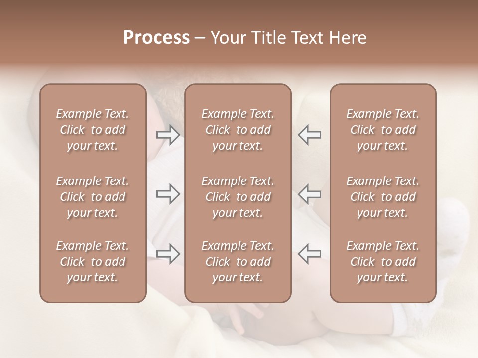 Happy White Teddy PowerPoint Template