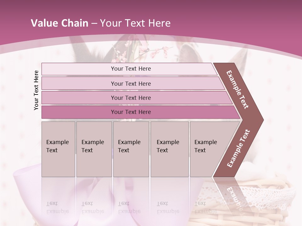 Karnickel Campanula Ostern PowerPoint Template