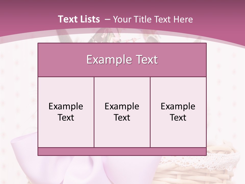 Karnickel Campanula Ostern PowerPoint Template