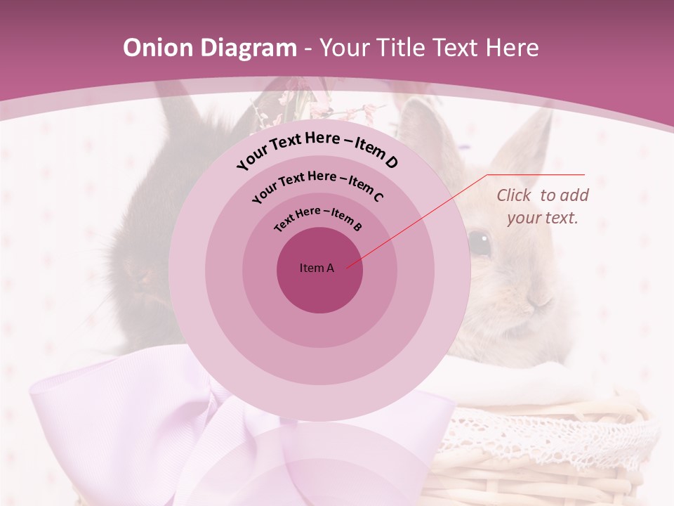 Karnickel Campanula Ostern PowerPoint Template