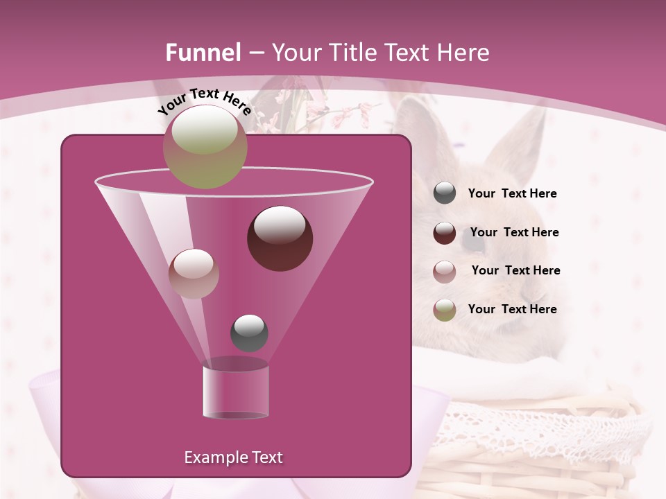 Karnickel Campanula Ostern PowerPoint Template