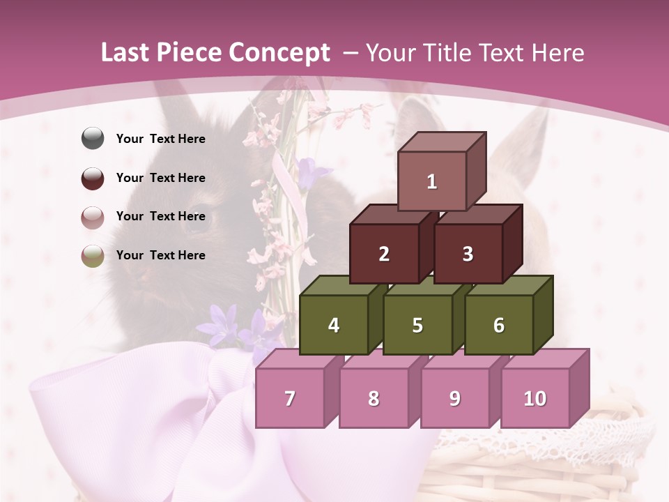 Karnickel Campanula Ostern PowerPoint Template