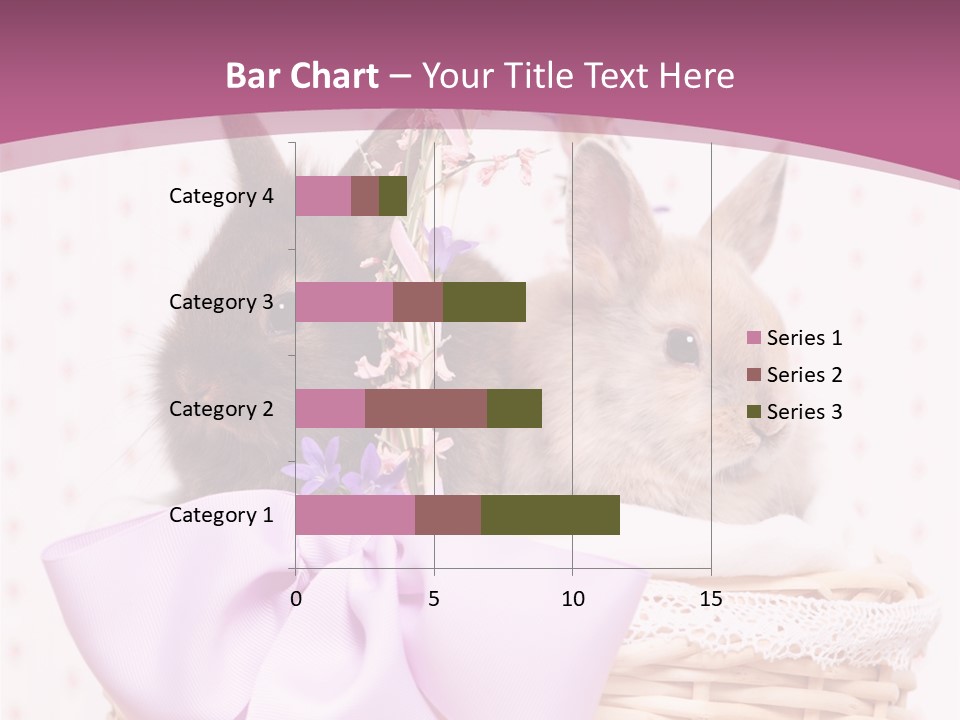 Karnickel Campanula Ostern PowerPoint Template