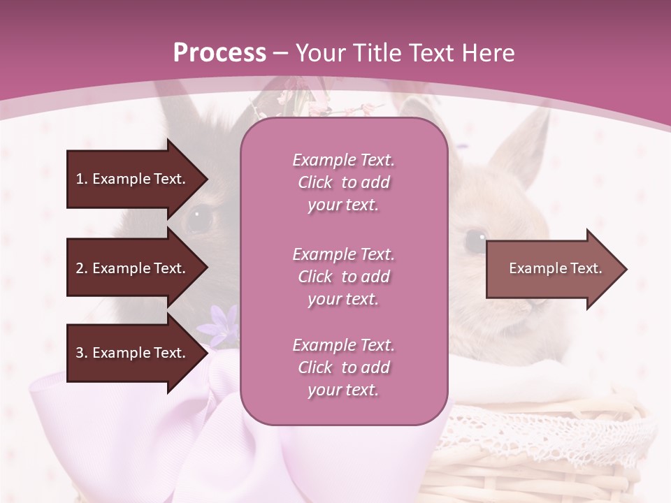 Karnickel Campanula Ostern PowerPoint Template