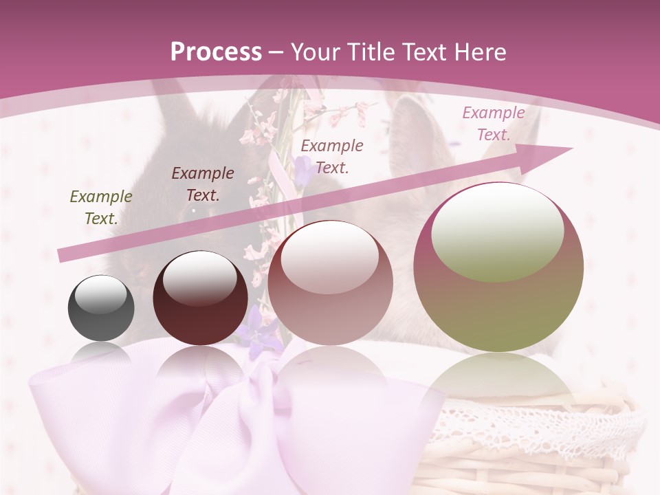 Karnickel Campanula Ostern PowerPoint Template