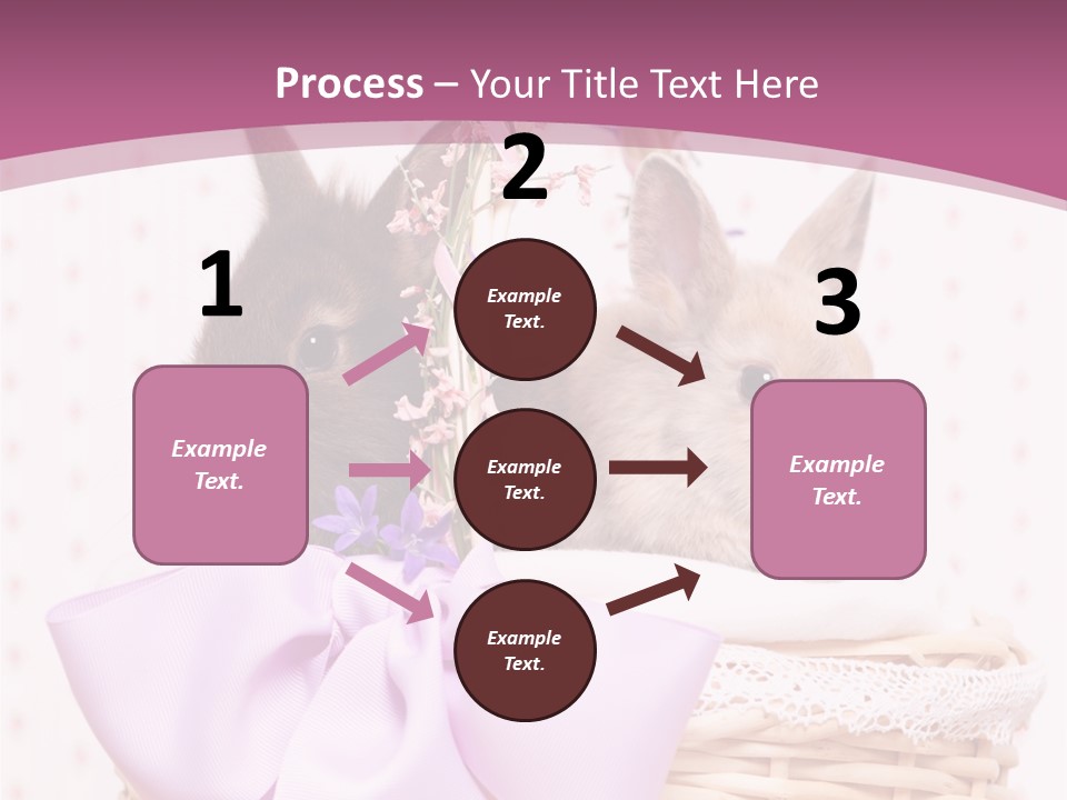 Karnickel Campanula Ostern PowerPoint Template