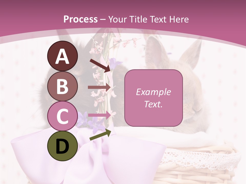 Karnickel Campanula Ostern PowerPoint Template