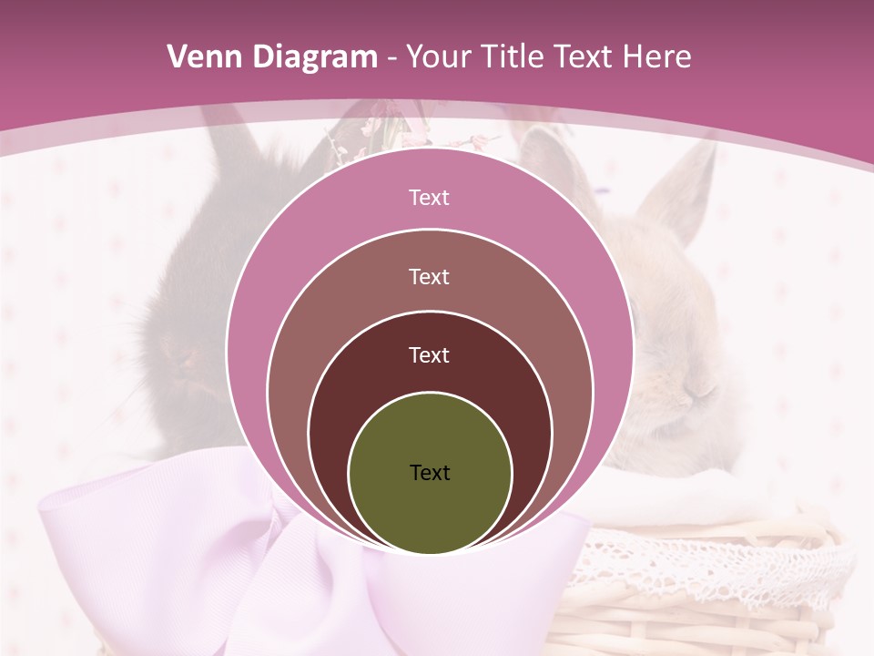 Karnickel Campanula Ostern PowerPoint Template