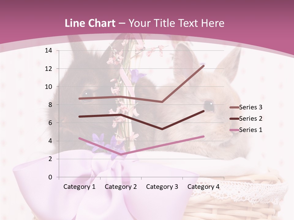 Karnickel Campanula Ostern PowerPoint Template