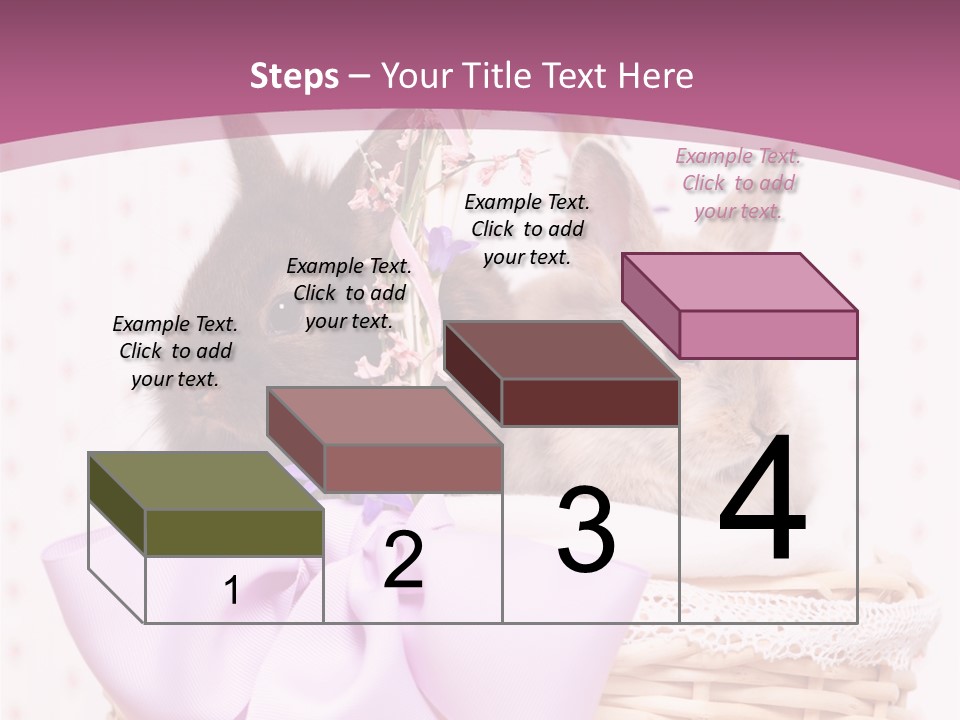 Karnickel Campanula Ostern PowerPoint Template