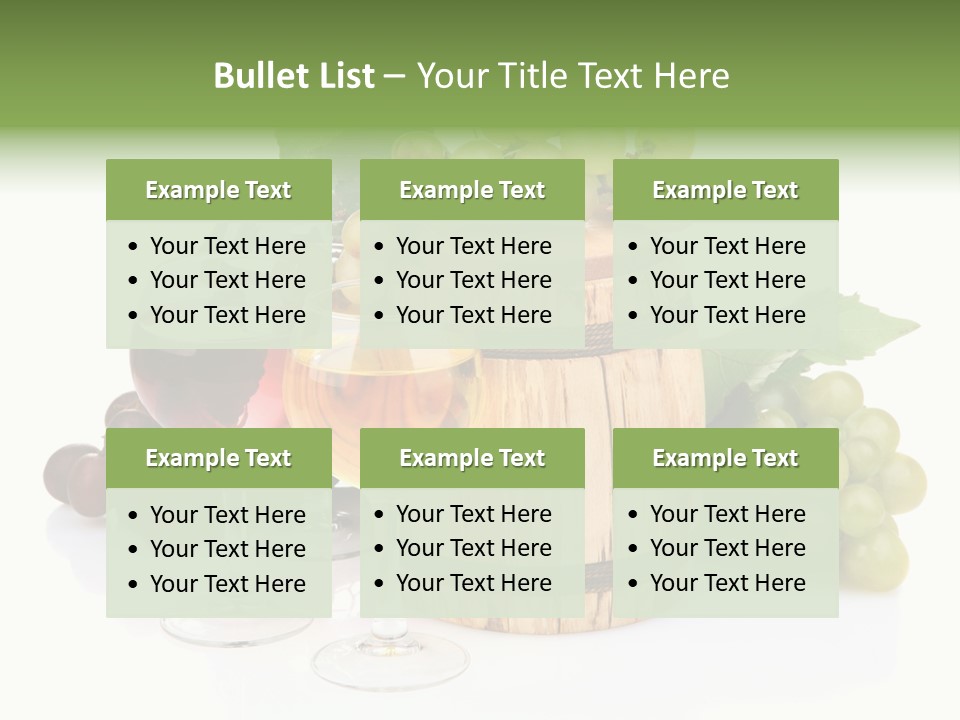 Assortment Pink Grapes PowerPoint Template