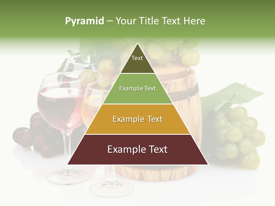 Assortment Pink Grapes PowerPoint Template