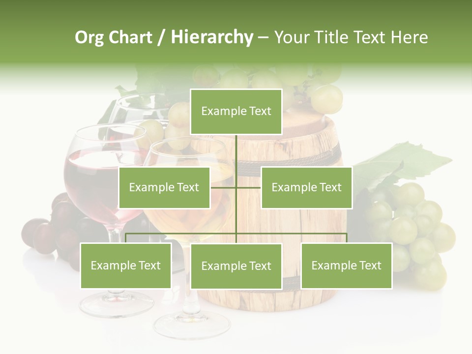 Assortment Pink Grapes PowerPoint Template