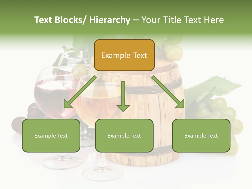 Assortment Pink Grapes PowerPoint Template