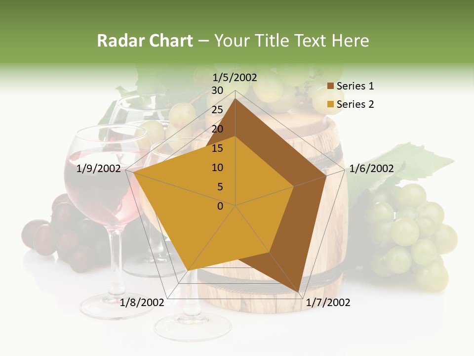 Assortment Pink Grapes PowerPoint Template