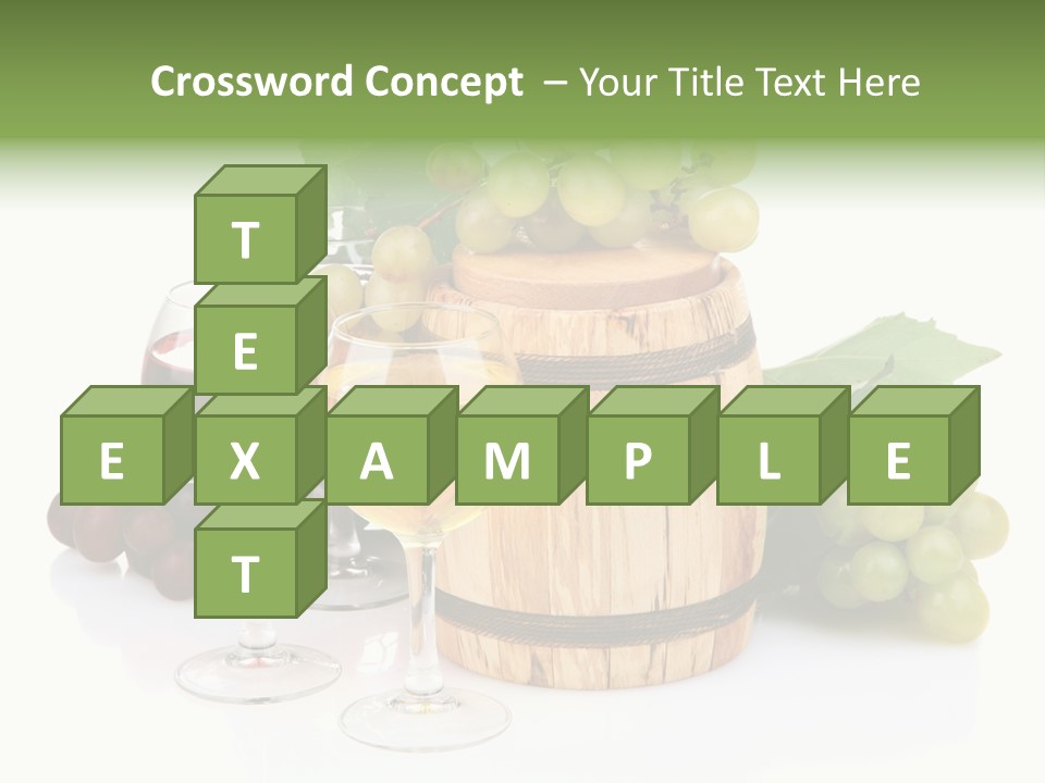 Assortment Pink Grapes PowerPoint Template