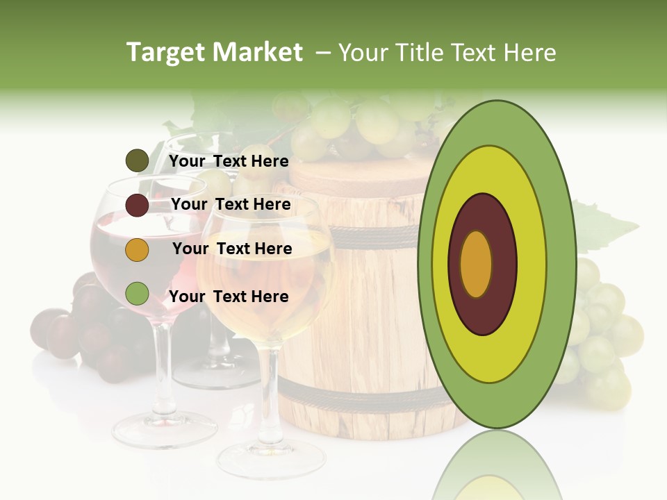 Assortment Pink Grapes PowerPoint Template