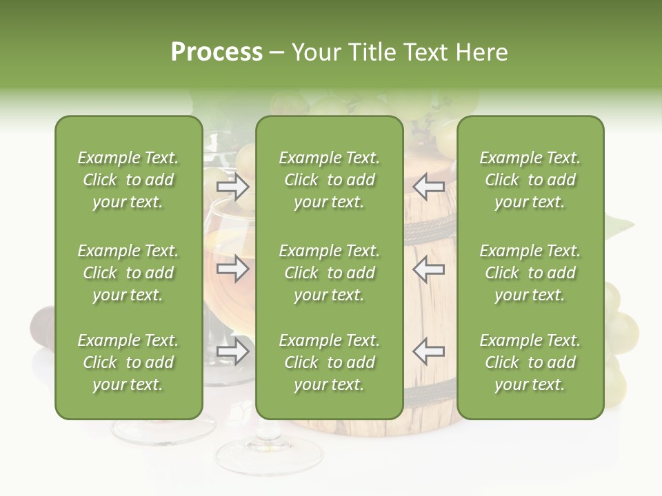 Assortment Pink Grapes PowerPoint Template