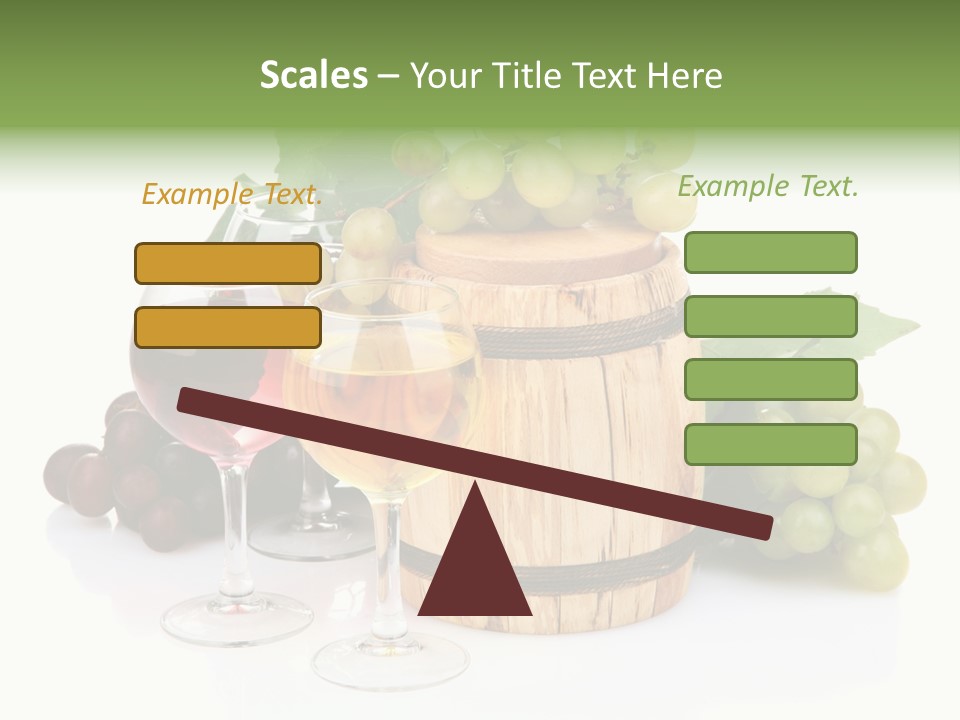 Assortment Pink Grapes PowerPoint Template