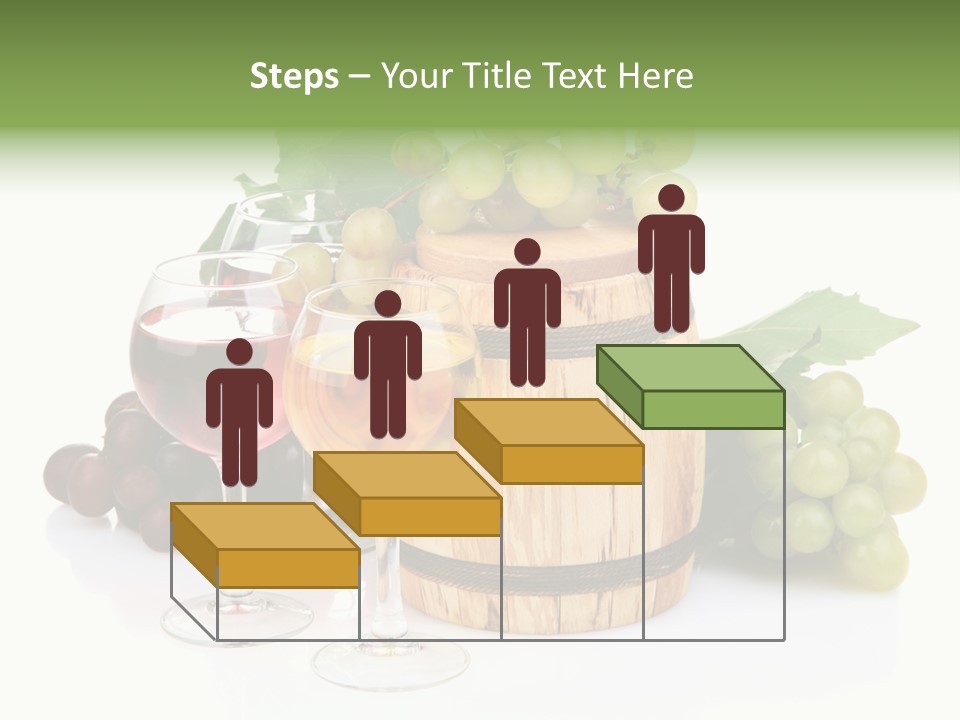 Assortment Pink Grapes PowerPoint Template