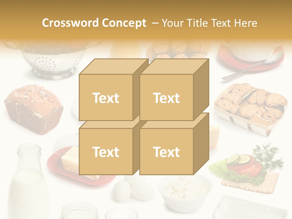 Cake Walnut Plenty PowerPoint Template