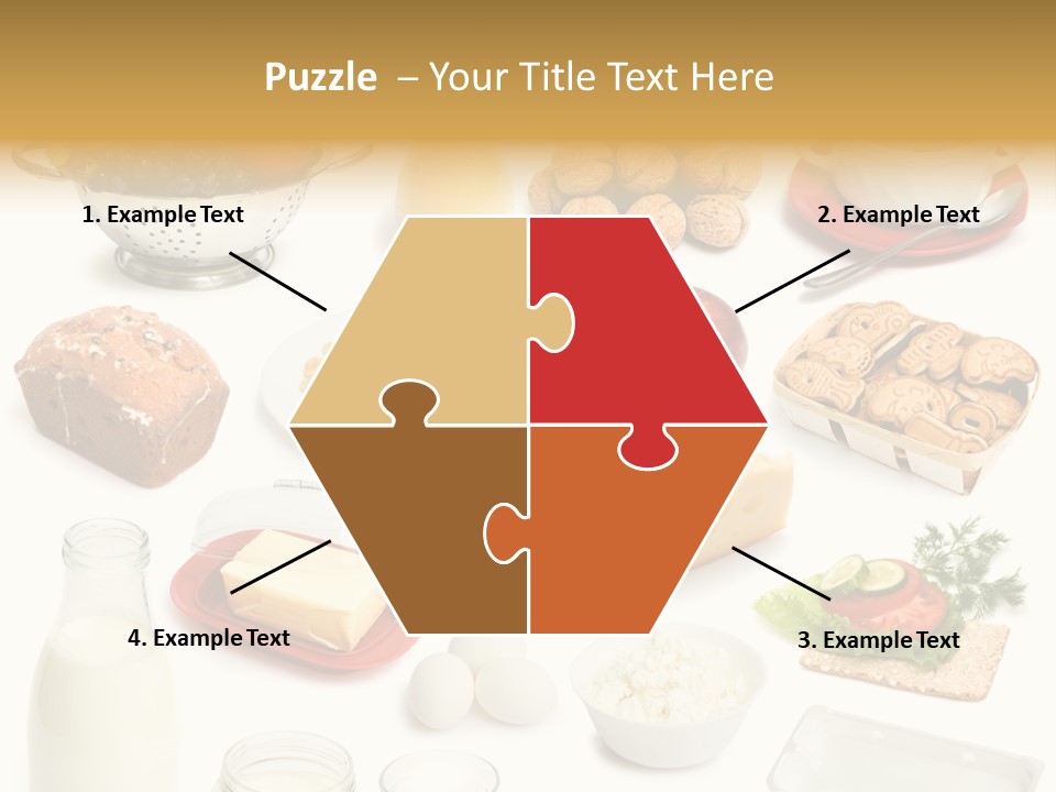 Cake Walnut Plenty PowerPoint Template