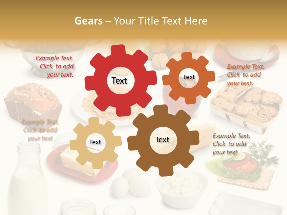 Cake Walnut Plenty PowerPoint Template