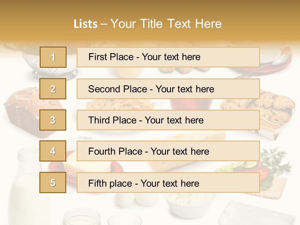 Cake Walnut Plenty PowerPoint Template