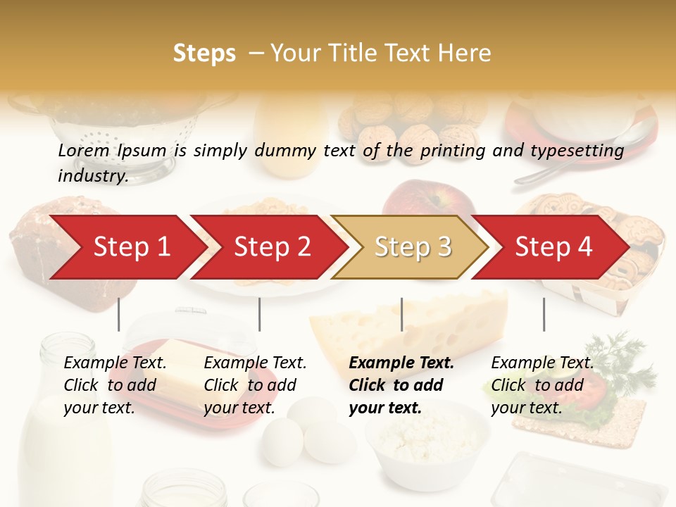 Cake Walnut Plenty PowerPoint Template
