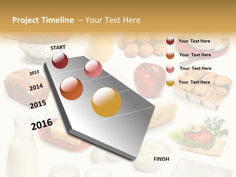 Cake Walnut Plenty PowerPoint Template