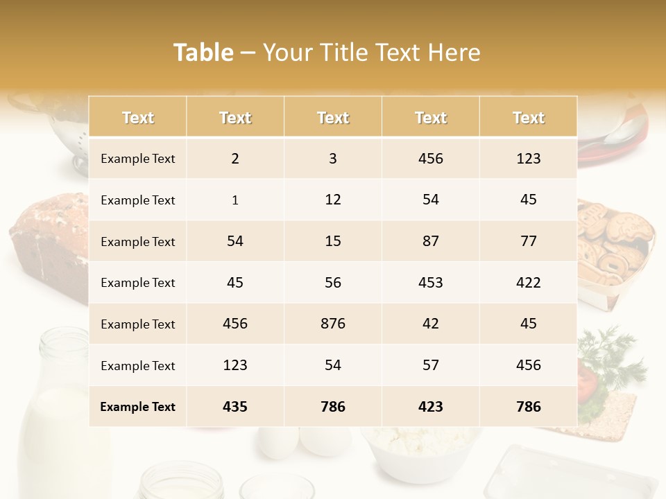 Cake Walnut Plenty PowerPoint Template