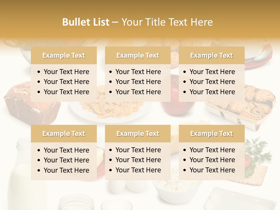 Cake Walnut Plenty PowerPoint Template