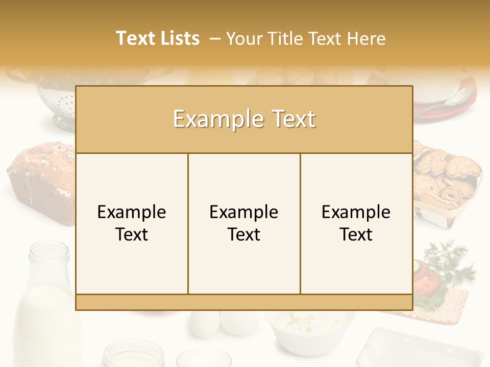 Cake Walnut Plenty PowerPoint Template
