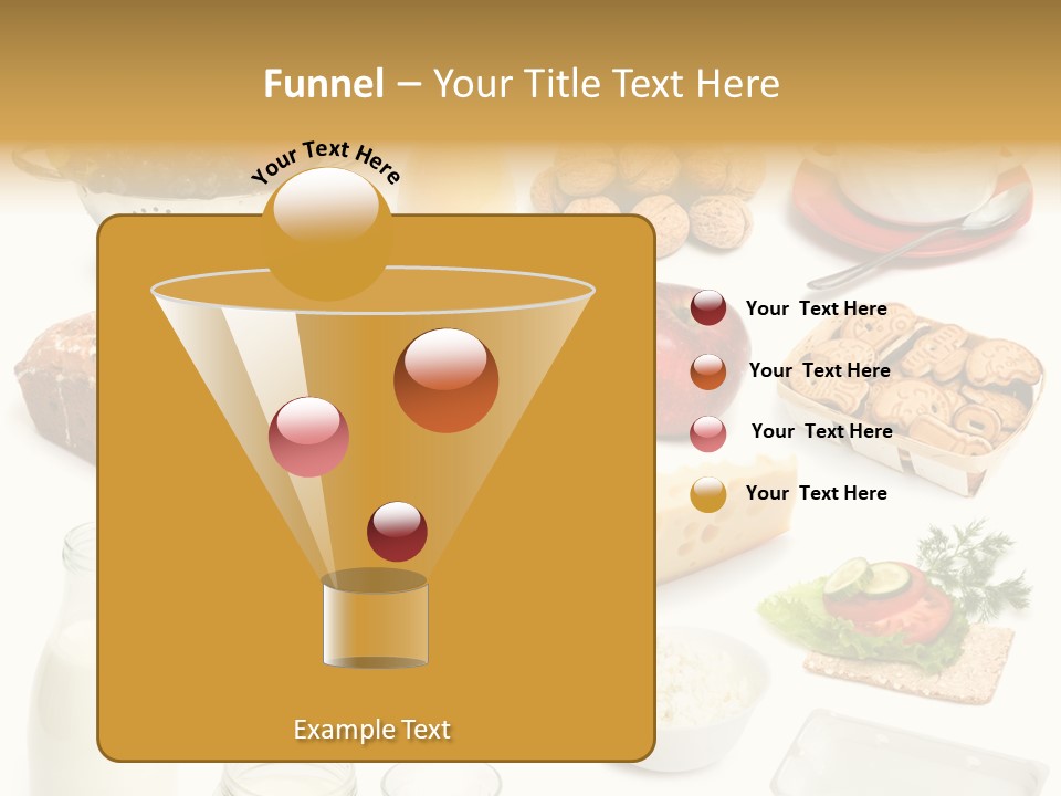 Cake Walnut Plenty PowerPoint Template