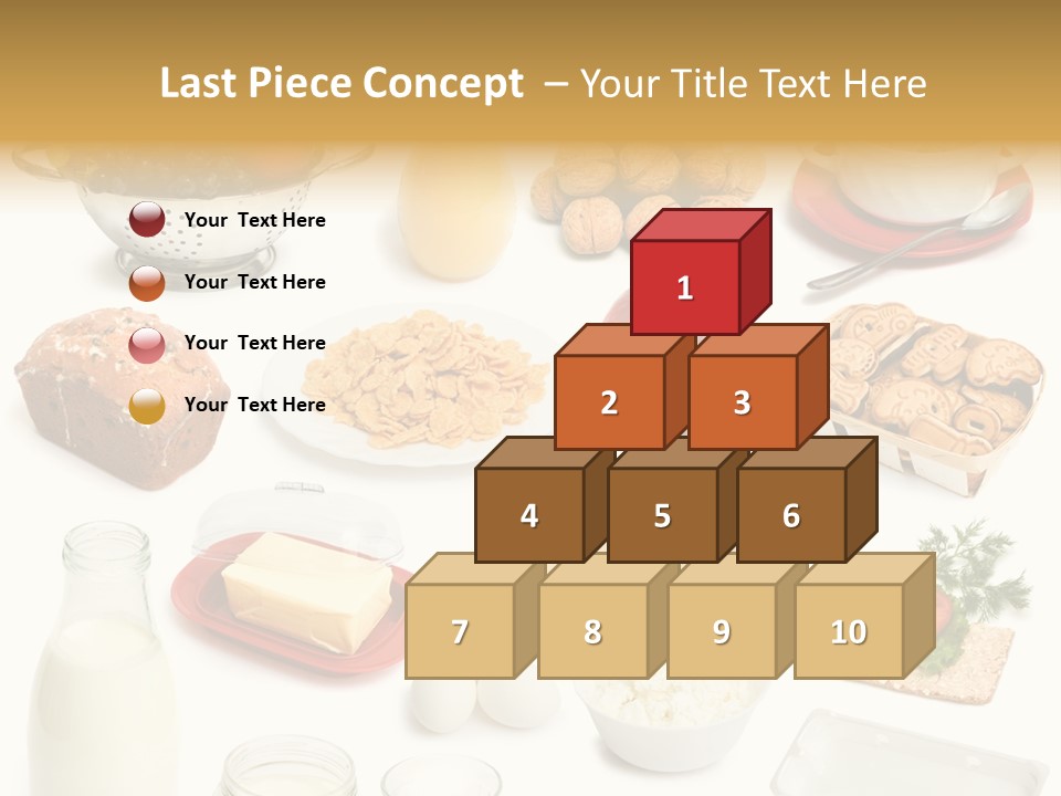 Cake Walnut Plenty PowerPoint Template