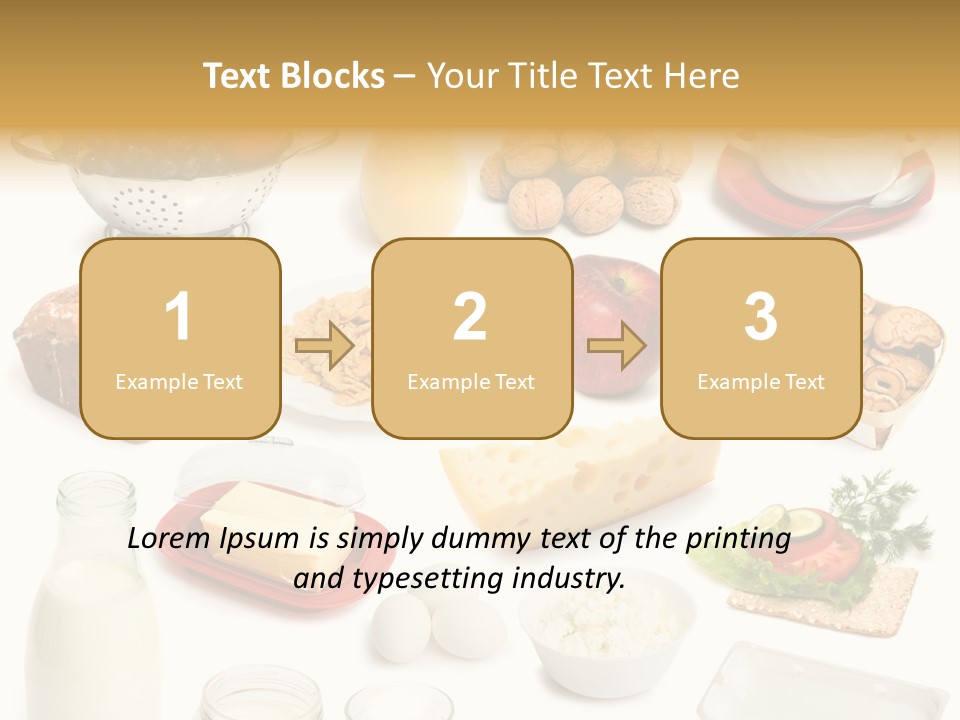 Cake Walnut Plenty PowerPoint Template